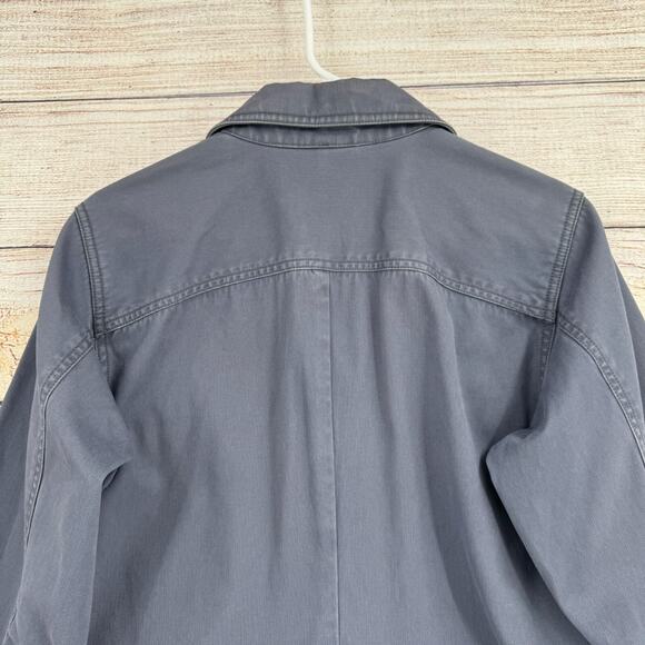 Vintage PATAGONIA Broken Twill Jacket Women's Size Medium Slate Blue/Gray - Picture 4 of 13